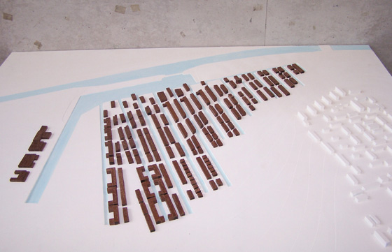 Hafen-Quartier Modellfoto